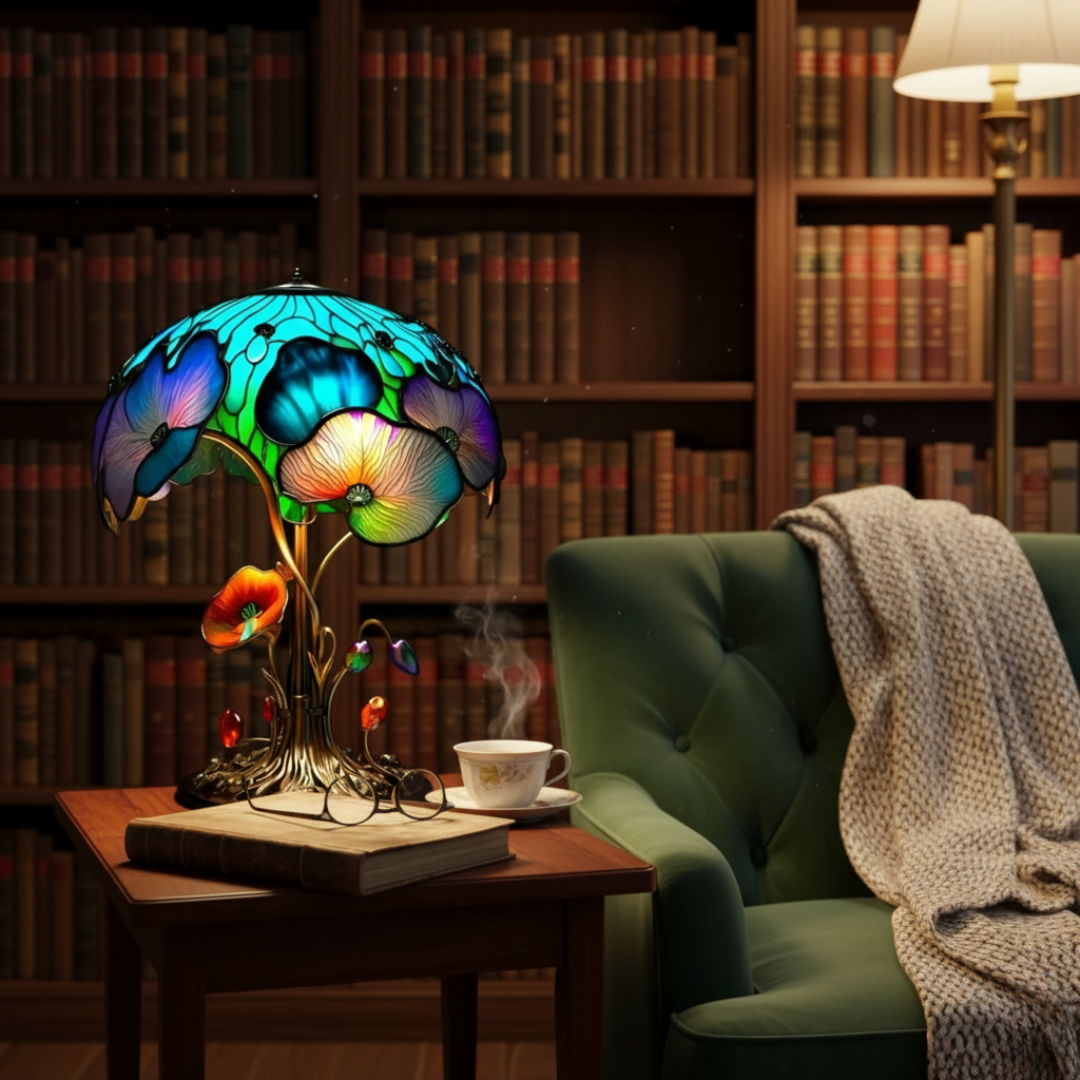 Boho-Chic Pilz-Blumenlampe